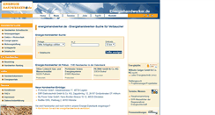 Desktop Screenshot of energiehandwerker.de